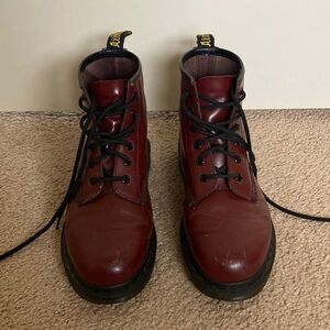 Dr. Martens 101 Smooth Leather Ankle Boots
